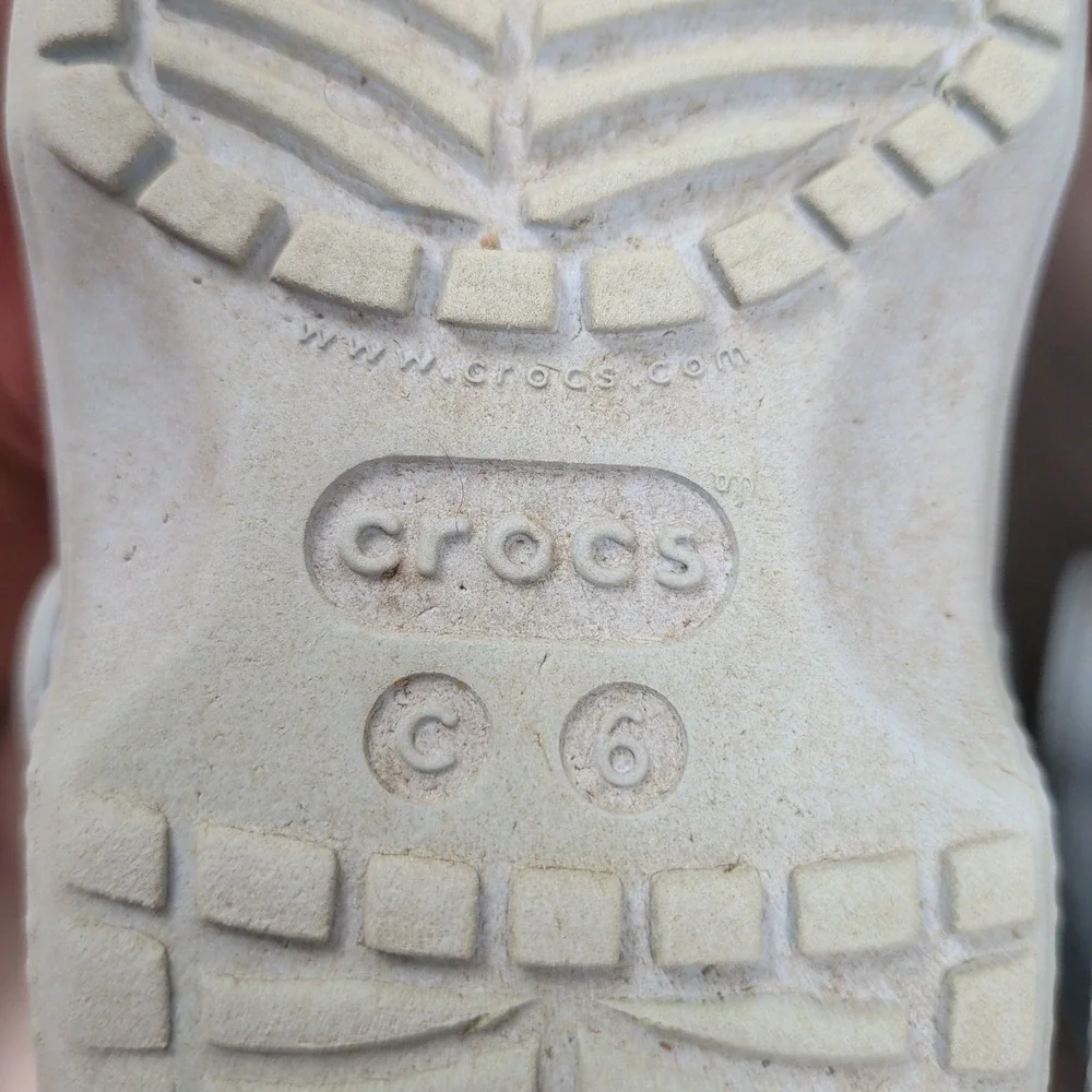 Crocs Classic Clog Light Blue Toddler Size C6 Slip On Water Shoes